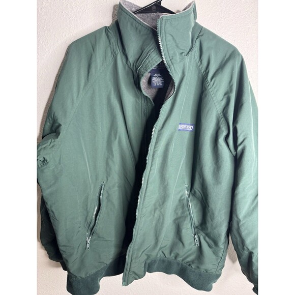 Lands’ End Squall Jacket Thinsulate Fleece Lined Green Men’s Large Regular - Picture 8 of 13